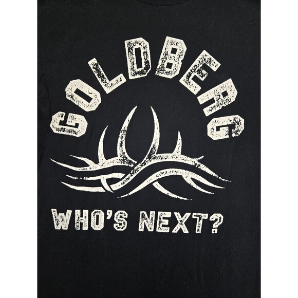 WWE Wrestling Shirt Mens Medium Legends Bill Goldberg Whos Next Black Tee - Picture 2 of 5